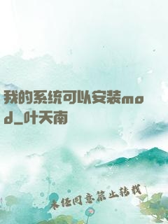 我的系统可以安装mod