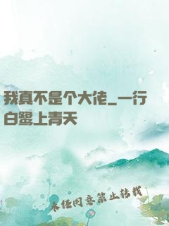 我真不是个大佬