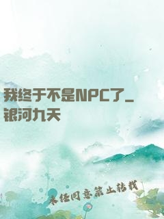 我终于不是NPC了