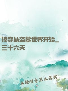 掠夺从盗墓世界开始