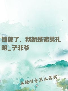 摊牌了，我就是诸葛孔明