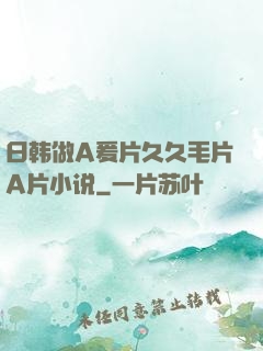 日韩做A爰片久久毛片A片小说