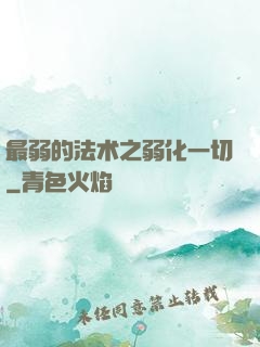 最弱的法术之弱化一切