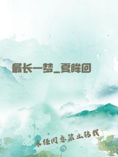 最长一梦
