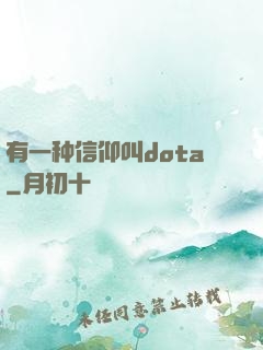 有一种信仰叫dota