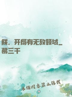 朕，开局有无敌领域