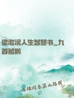 梁漱溟人生智慧书