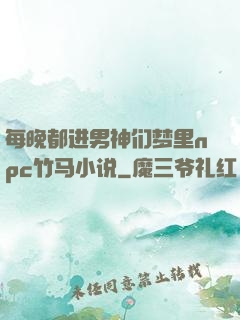 每晚都进男神们梦里npc竹马小说
