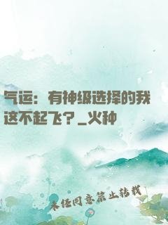 气运：有神级选择的我这不起飞？