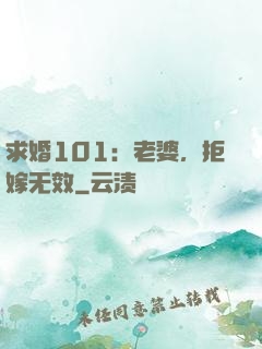 求婚101：老婆，拒嫁无效