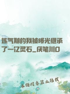 炼气期的我被曝光继承了一亿灵石