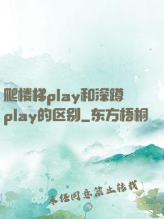 爬楼梯play和深蹲play的区别