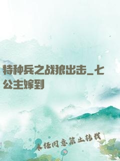 特种兵之战狼出击