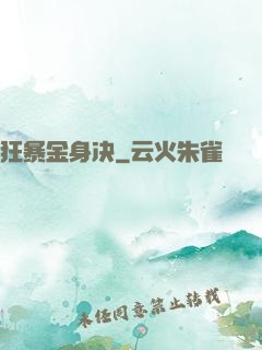狂暴金身决