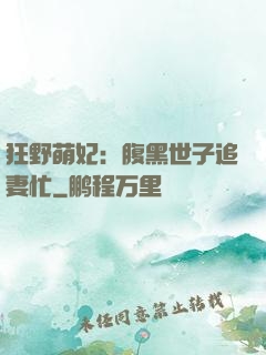 狂野萌妃：腹黑世子追妻忙