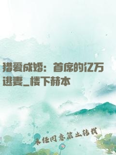 猎爱成婚：首席的亿万逃妻
