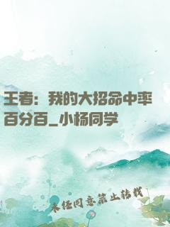 王者：我的大招命中率百分百