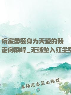 玩家带领身为天道的我走向巅峰