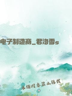 电子制造商
