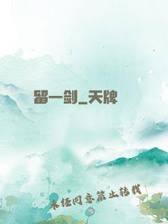 留一剑