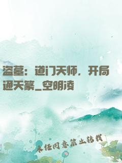 盗墓：道门天师，开局通天篆