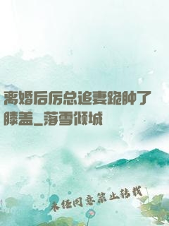 离婚后厉总追妻跪肿了膝盖
