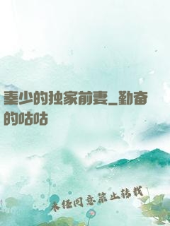 秦少的独家前妻