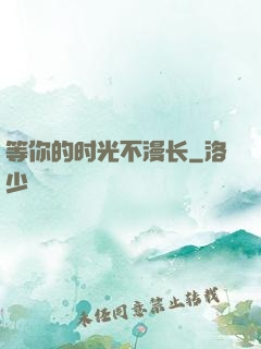 等你的时光不漫长