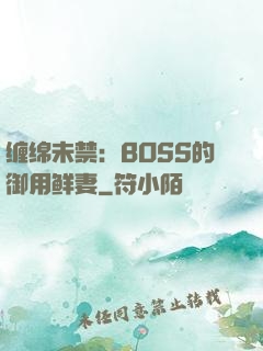 缠绵未禁：BOSS的御用鲜妻