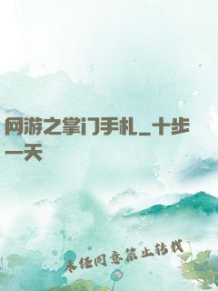 网游之掌门手札