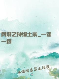 网游之神级土豪