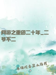 网游之重回二十年