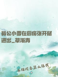 翁公小雪在厨房张开腿进出