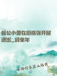 翁公小雪在厨房张开腿进出