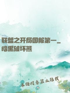 联盟之开局国服第一
