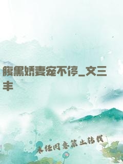 腹黑娇妻宠不停
