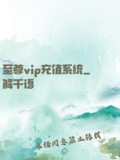 至尊vip充值系统