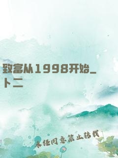 致富从1998开始