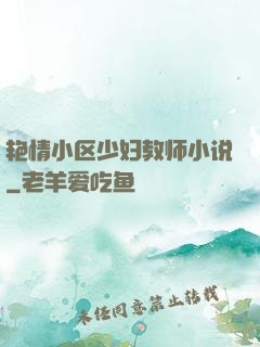 艳情小区少妇教师小说