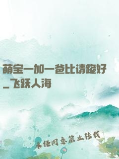 萌宝一加一爸比请跪好