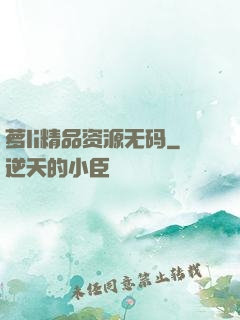 萝li精品资源无码