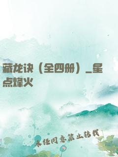 藏龙诀（全四册）
