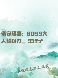 蜜宠甜妻：BOSS大人超给力