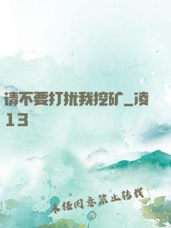 请不要打扰我挖矿