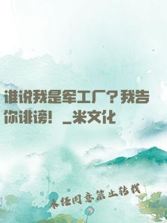 谁说我是军工厂？我告你诽谤！