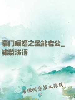 豪门暖婚之全能老公