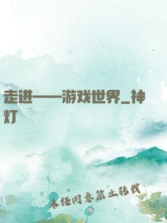 走进——游戏世界