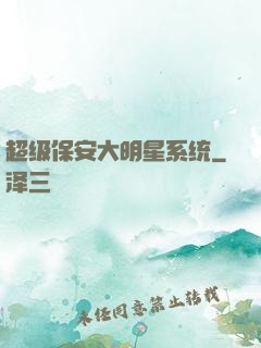 超级保安大明星系统