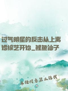 过气明星的反击从上离婚综艺开始