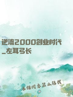 逆流2000创业时代